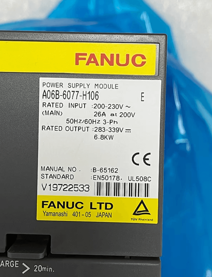 FANUC A06B-6077-H106 Servo Motor / Drive - A06B-6077-H106 | Professional FANUC Servo Amplifier / Drive Part | In Stock at Vcocnc