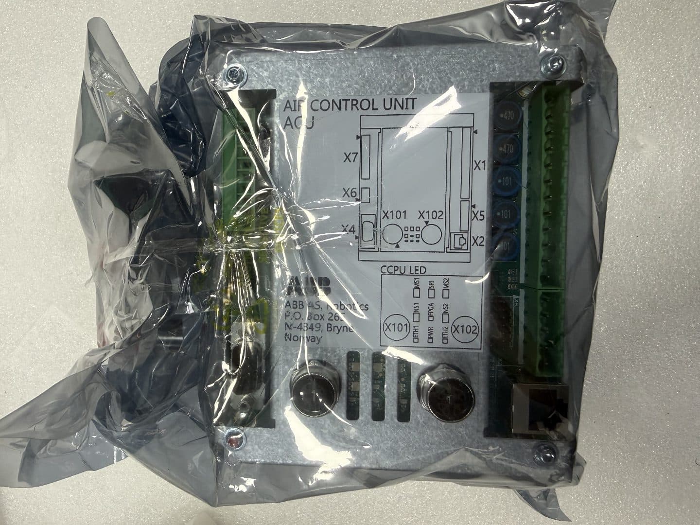 3HNA024871-001 ABB 3HNA024871-001 ACU-01B Air Control Unit - Front View | Vcocnc FANUC Parts